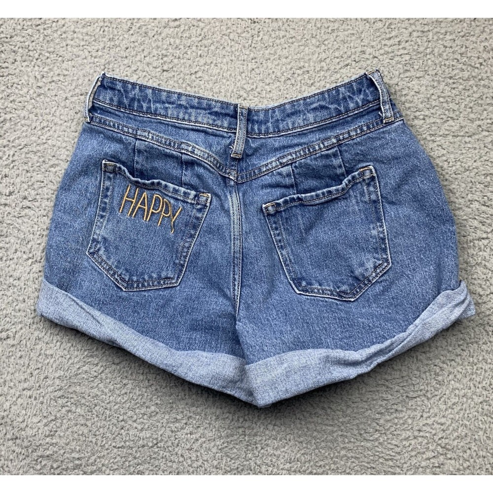 Wild Fable Shorts Womens Size 6 Highest Rise Curvy Cuffed Hems Happy